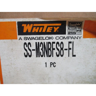 Whitey SS-M3NBFS8-FL Swagelok 3 Valve Instrument Manifold