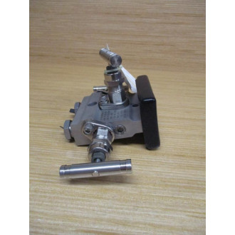 Whitey SS-M3NBFS8-FL Swagelok 3 Valve Instrument Manifold