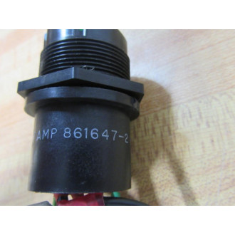 TycoAmp 861647-2 Circular Connector 8616472 - Used