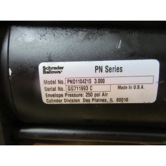 Schrader Bellows PND110421S 3.000 Cylinder PND110421S3000 - New No Box