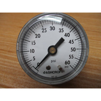 Ashcroft 20W1005PH 02B 60 Pressure Gauge