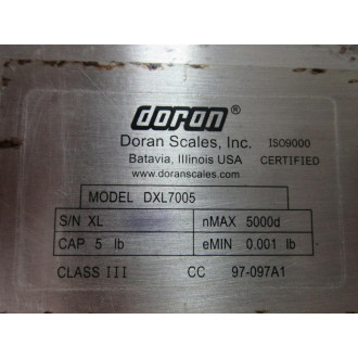 Doran Scales DXL7005 Stainless Steel Scale Base - Used