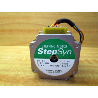 Sanyo Denki 103H7123-04407 Stepping Motor 103H712304407 - Used