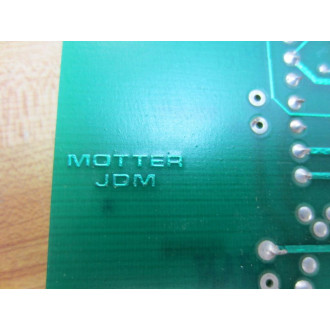 Motter 03E-00188-00 Circuit Board 03E0018800 - Used