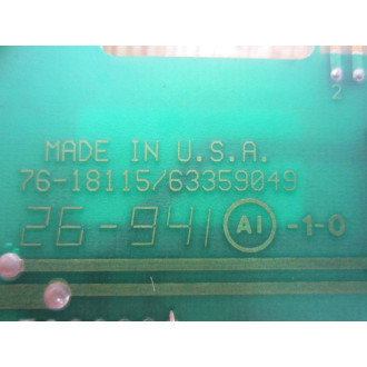 Demag DF65103249 Memory & IO PCB - Used