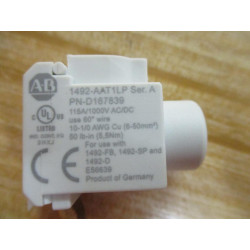 Allen Bradley 1492-AAT1LP Terminal Power Feed D167839 (Pack of 2) - New No Box