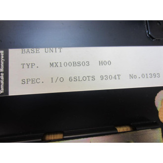 Honeywell MX100BS03 I 6-Slot Base Unit - Used