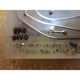 C&D MBC-1970-1 Circuit Board MBC19701 - New No Box