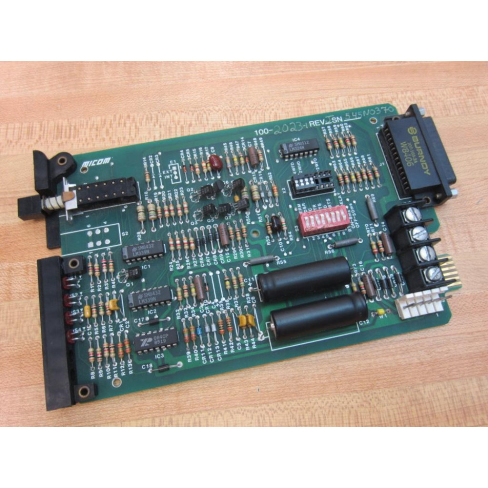 Micom 100-2023-1 Rack Module Card 10020231 - Used