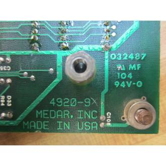 Medar 4920-9 Circuit Board 49209 - Parts Only