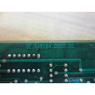 Siemens 548-184-9101 Circuit Board GE-548184-0002-00 WO 50-Pin Connectors - Used
