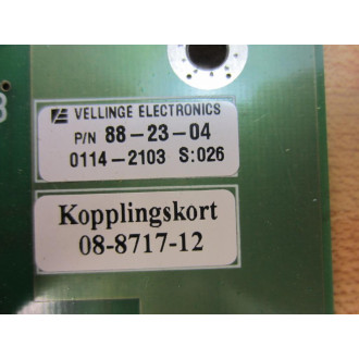 Vellinge 08-8717-12 Circuit Board M5483-02  88-23-04 - Used