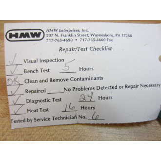 HMW A143497 Interface Module A143496 - Refurbished