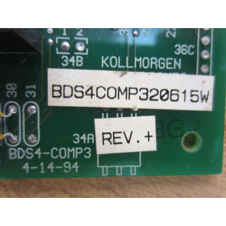Kollmorgen BDS4-COMP3 Circuit Board BDS4COMP3 - Used