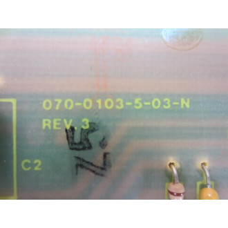Panalarm 070-0103-3-01 Board Model 70-TFS1N - Used