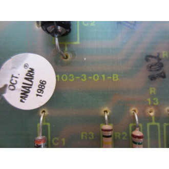 Panalarm 070-0103-3-01 Board Model 70-TFS1N - Used