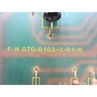 Panalarm 070-0103-3-01-B Alarm Bd. Model 70-A1N - Used