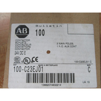 Allen Bradley 100-C23EJ01 Contactor 100C23EJ01