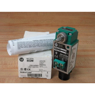 Allen Bradley 802M-ATJ4NF Pre-Wired Limit Switch 802MATJ4NF