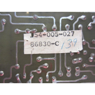 Raymond 154-005-027 VPG Board 154005027 - Parts Only