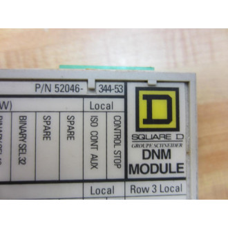 Square D 52046-344-53 DNM Module 5204634453 - Used