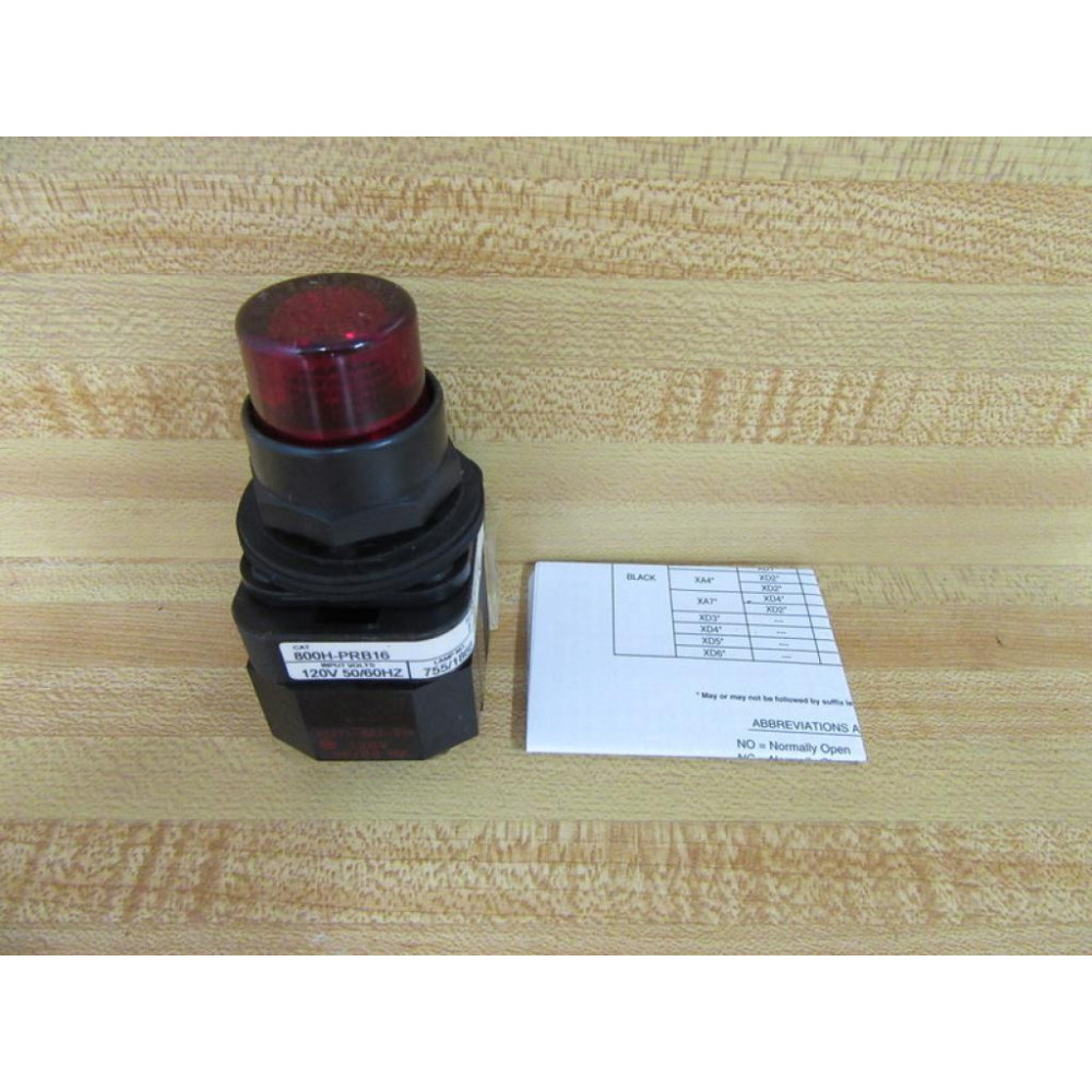 Allen Bradley 800H-PRB16 Button Red 800H-PRB16R - New No Box