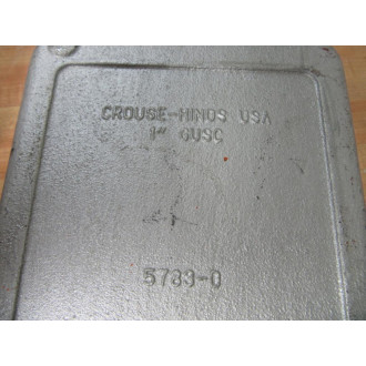 Crouse & Hinds GUSC 1" Conduit Enclosure WO Cover - Used