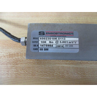 Sensortronics 65023S10K-5113 Beam Load Cell 65023S10K5113 - New No Box