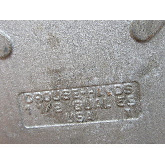 Crouse & Hinds GUAL-59 1-12" Conduit Outlet Box GUAL59 - New No Box