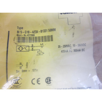 Turck BI5-G18-AZ3X-B1331 Switch 50mm 4372000