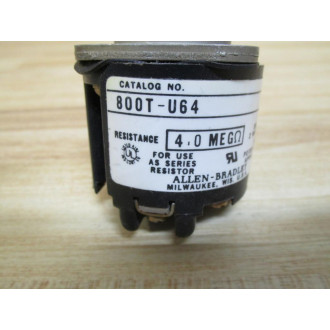 Allen Bradley 800T-U64 Potentiometer Unit Ser. P Series P - Used