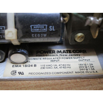 PowerMate EMA1824B Power Supply EMA1824B W Wires - Used