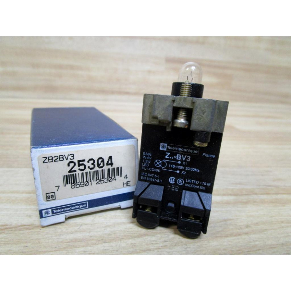 Telemecanique ZB2-BV3 Pilot Light Module ZB2BV3 25304