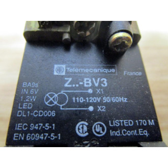 Telemecanique ZB2-BV3 Pilot Light Module ZB2BV3 25304