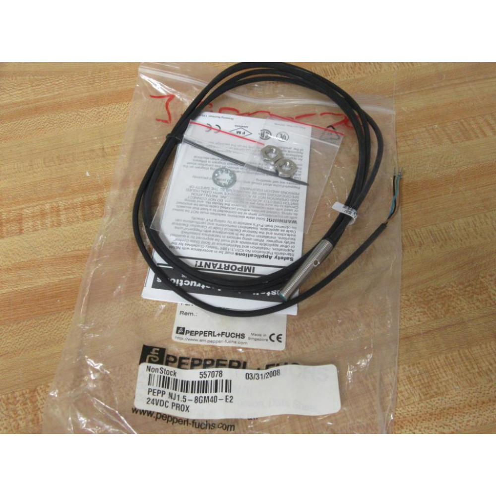 Pepperl + Fuchs NJ1,5-8GM40-E2 Sensor NJ158GM40E2 014262 WHardware