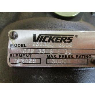 Vickers OFP-35-S-E-20 Solenoid Valve 737321 - New No Box