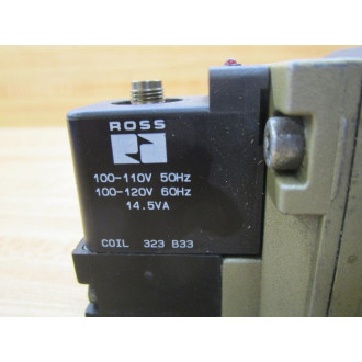 Ross W6576A3407 Pneumatic Valve Coil:323 B33-WO Coil Cap - Used