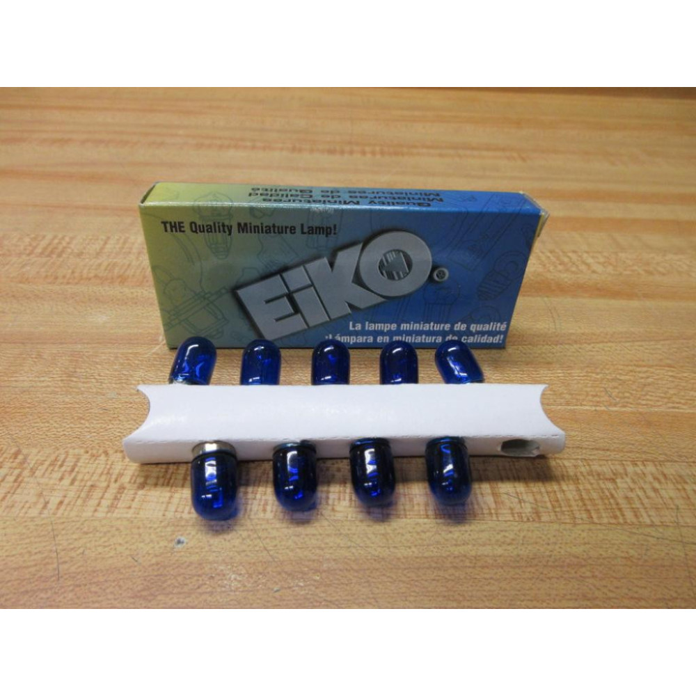 Eiko 44-B Miniature Lamp Light Bulb Blue 44B (Pack of 9)