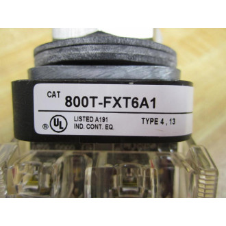 Allen Bradley 800T-FXT6A1 Red Button . - New No Box
