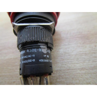 Omron A3BE-92RO-R Push Button Safety Switch A3BE-92R0-R 6 Pin - Used