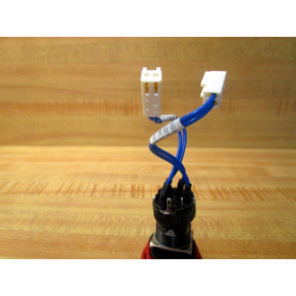 Omron A3BE-92RO-R Push Button Safety Switch A3BE-92R0-R 4 WiresDual Pins On Each - Used
