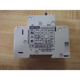Allen Bradley 1492-CB2G040 Circuit Breaker 1492CB2G040 4A Series B - New No Box