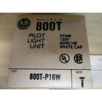 Allen Bradley 800T-P16W Pilot Light 800TP16W
