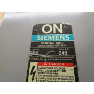 Siemens GF221N Safety Switch - Used