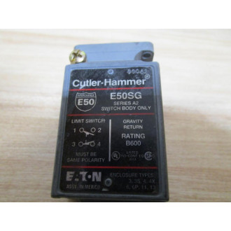 Cutler Hammer E50SG Eaton Limit Switch Body - Used