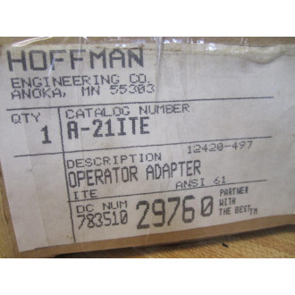 Hoffman F-22T18HC Wiring Trough F22T18HC wA-21ITE