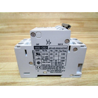 Allen Bradley 1492-CB2 Breaker 1492-CB2H005 .5 A - Used