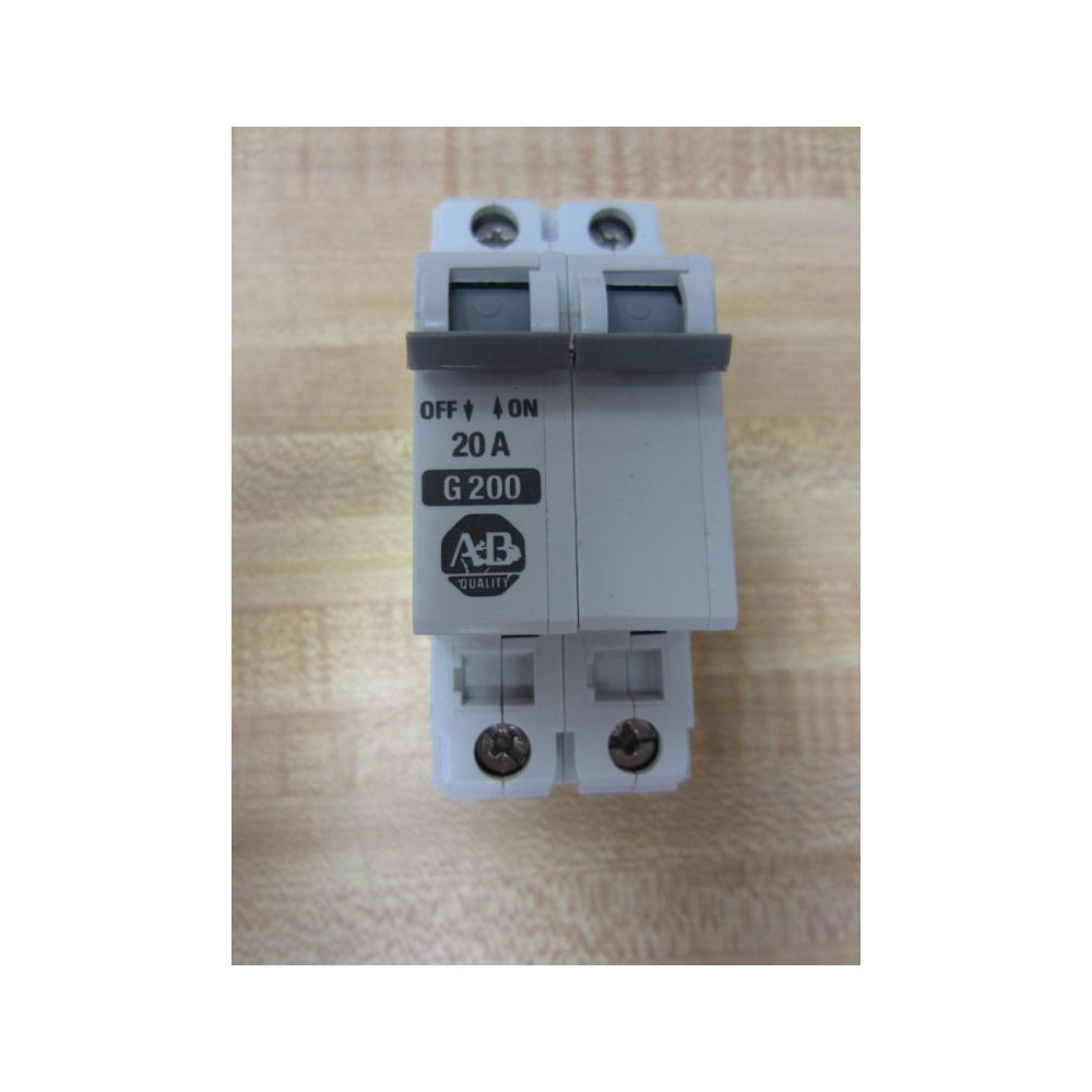 Allen Bradley 1492-CB2 Breaker 1492-CB2G200 20A - Used