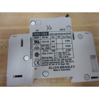 Allen Bradley 1492-CB2 Breaker 1492-CB2H200N 20A - Used