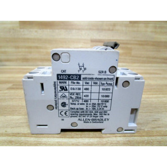 Allen Bradley 1492-CB2 Breaker 1492-CB2G020 2A - Used